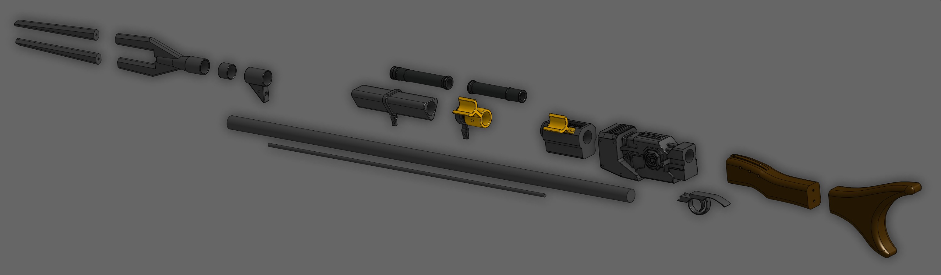 Mandalorian Pulse Rifle - Amban 3D print model_9