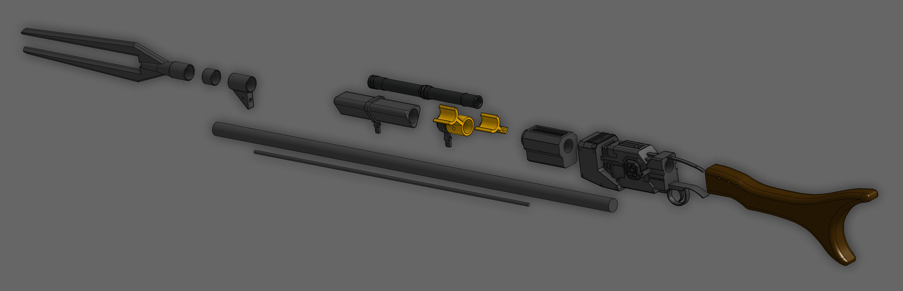 Mandalorian Pulse Rifle - Amban 3D print model_13