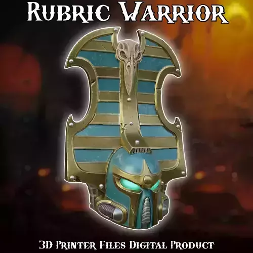Si Fi Chaos Rubric Warrior Helmet  3D print model