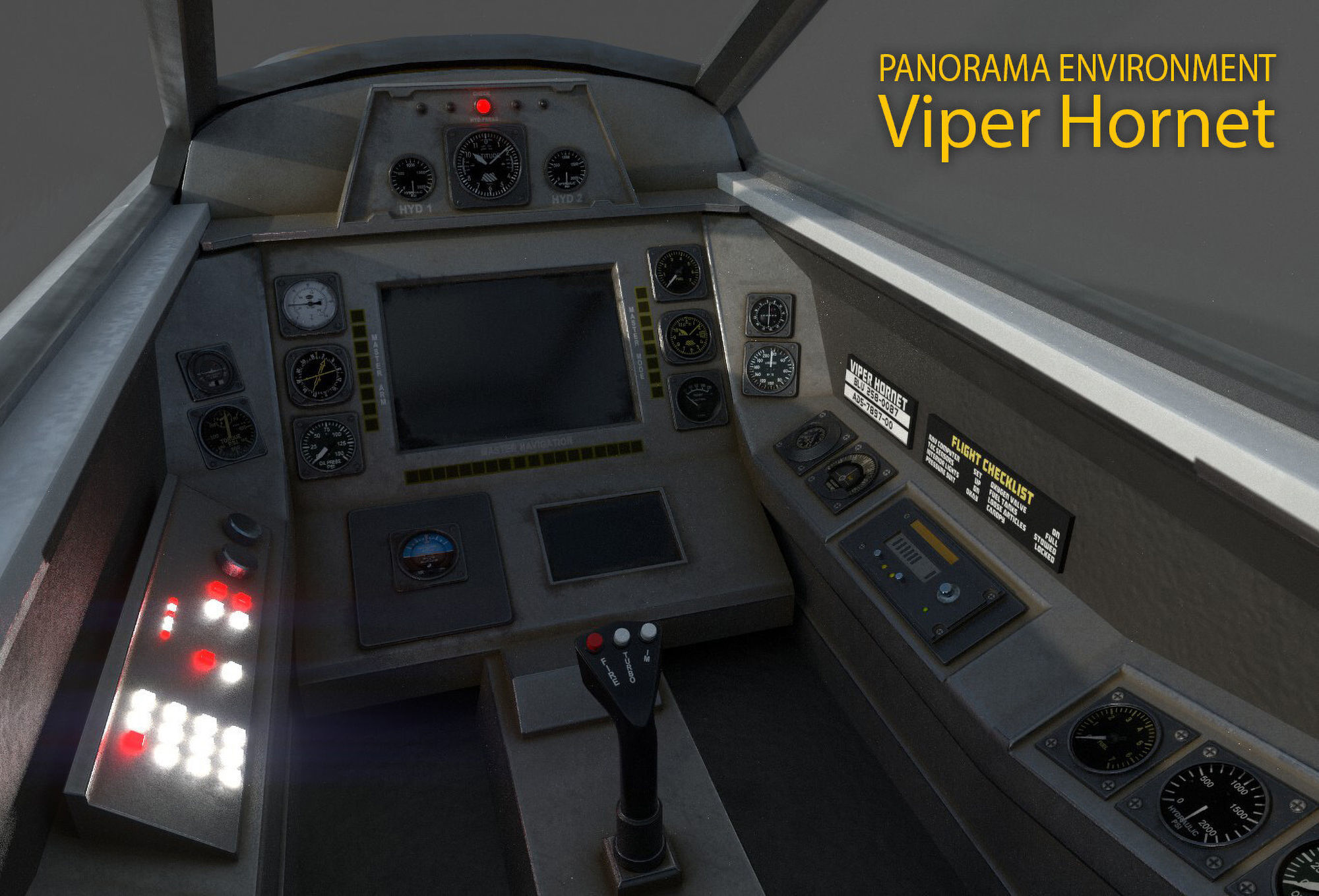 Viper Hornet Low-poly 3D model_5