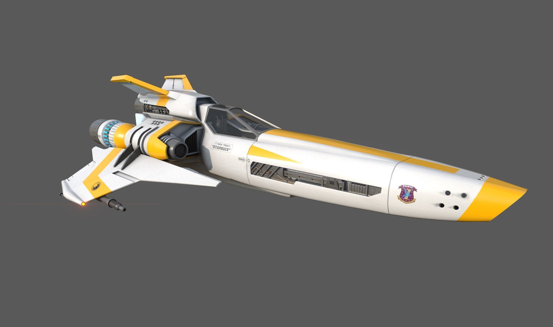 Viper Hornet Low-poly 3D model_4