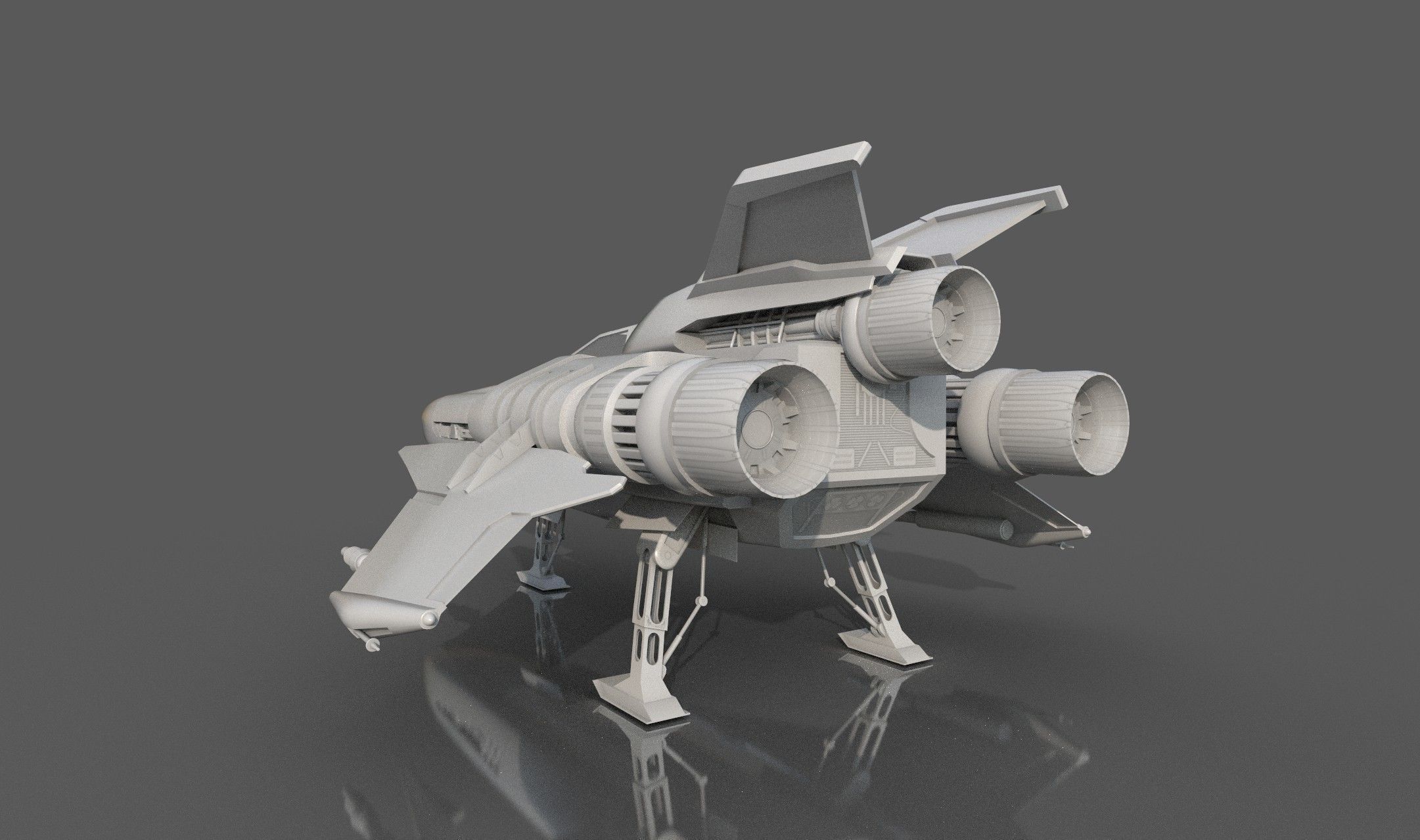 Viper Hornet Low-poly 3D model_2