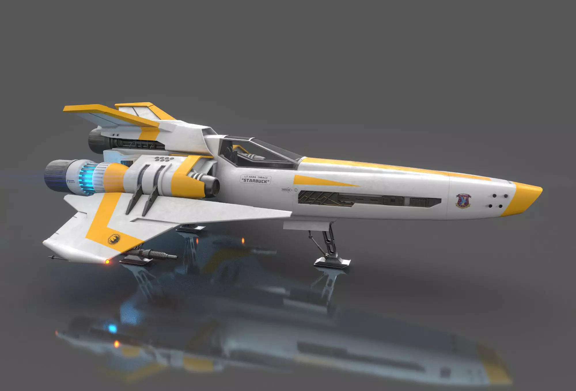 Viper Hornet Low-poly 3D model_0