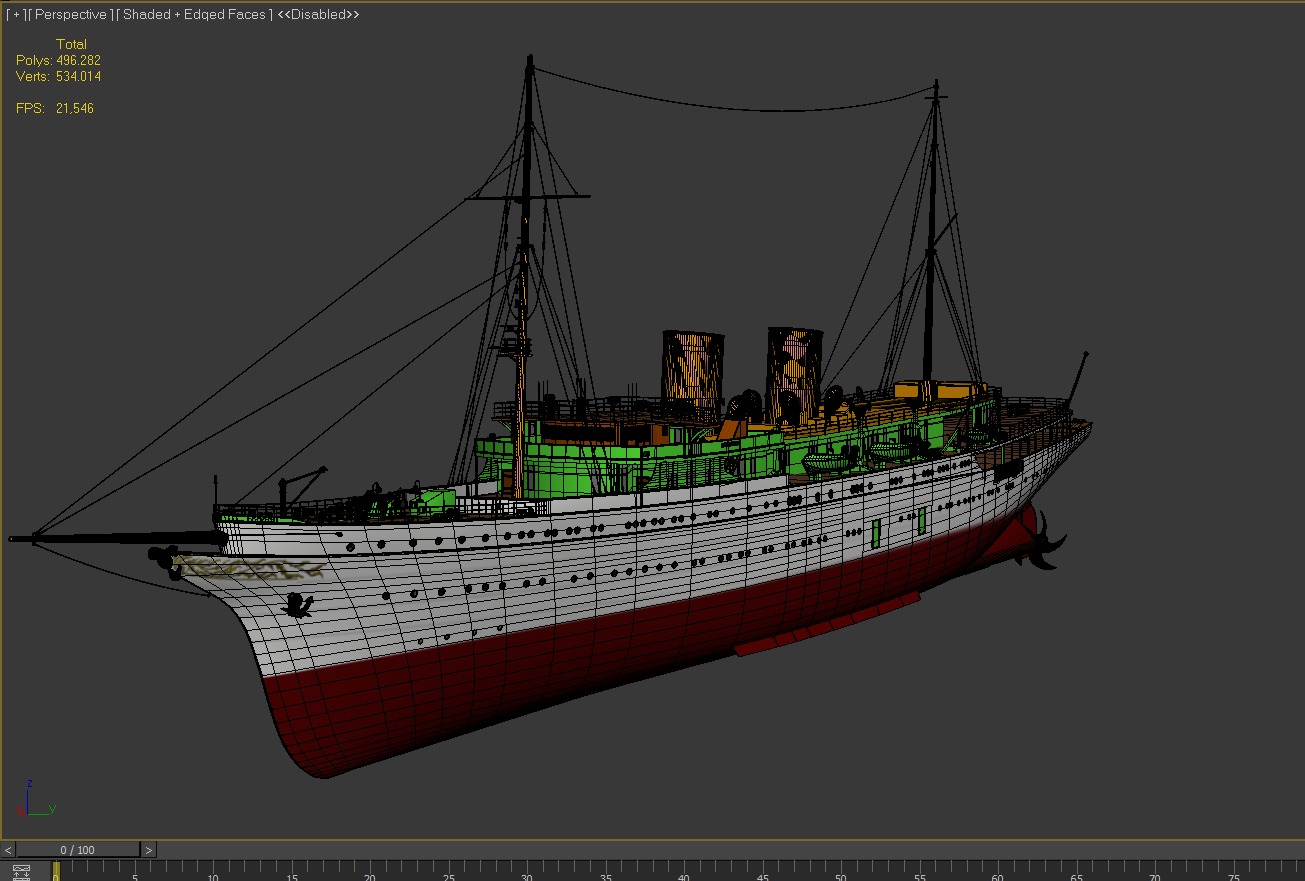 TCG SAVARONA  YACHT 3D model_24