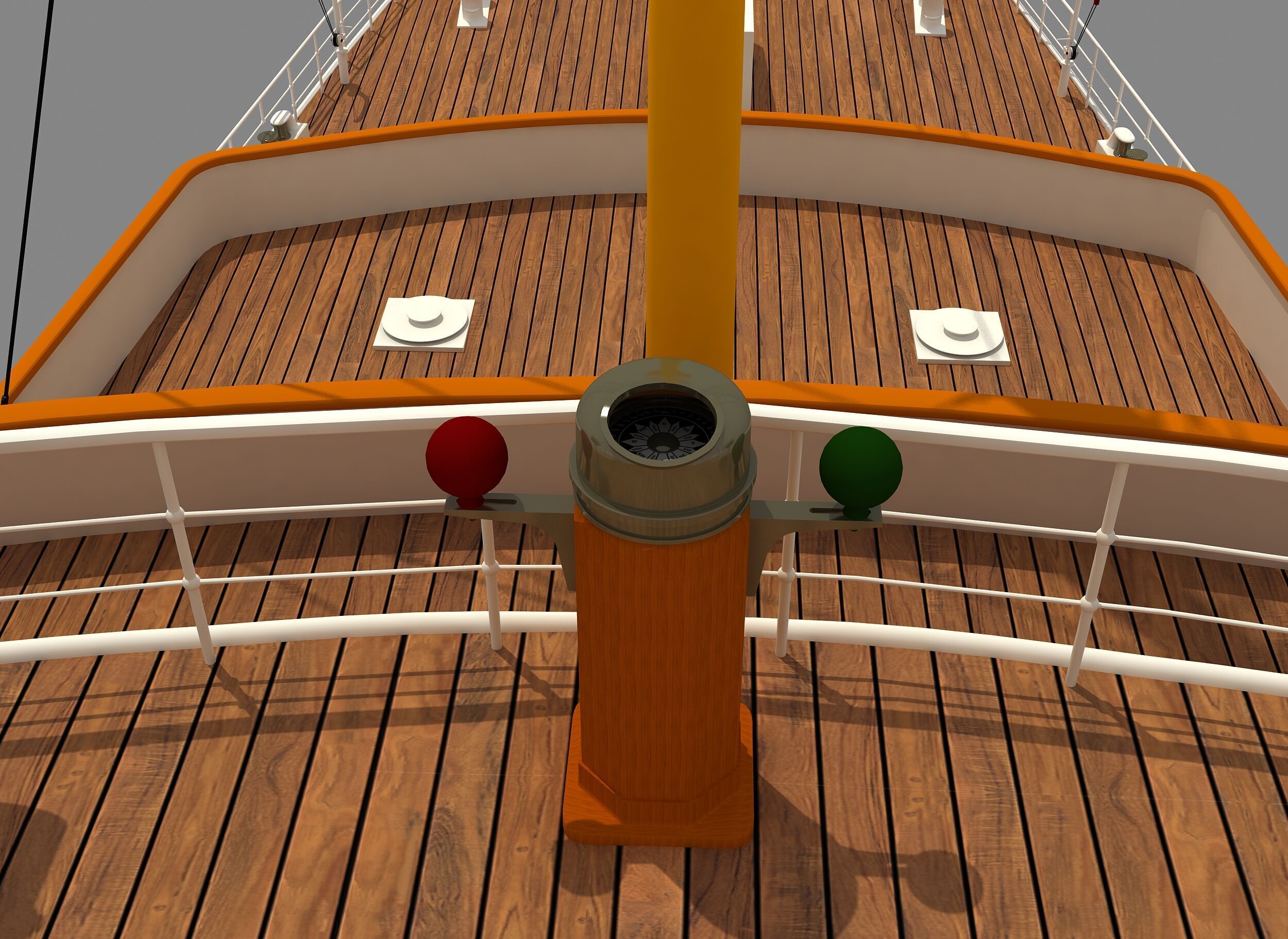 TCG SAVARONA  YACHT 3D model_14