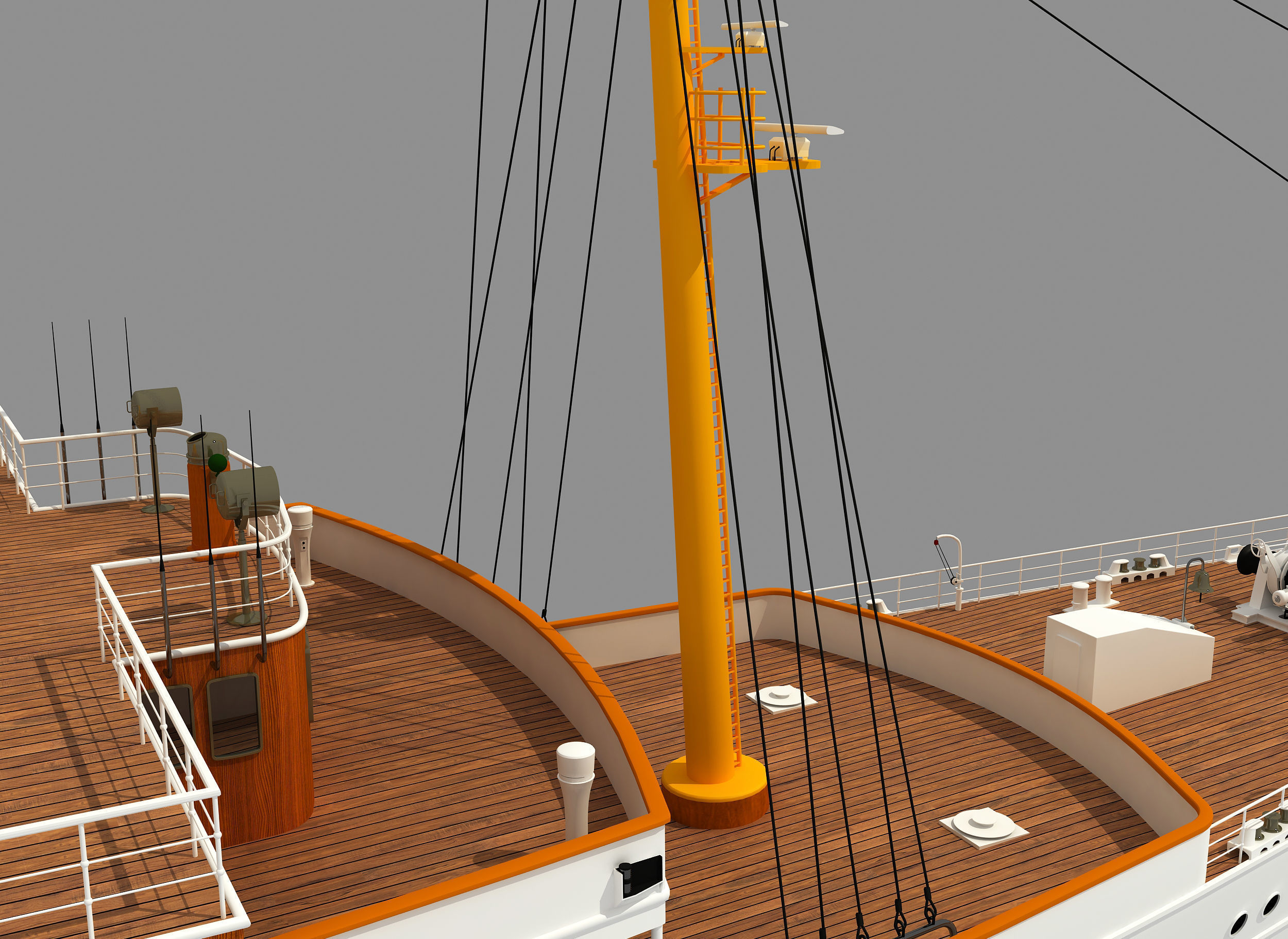 TCG SAVARONA  YACHT 3D model_21