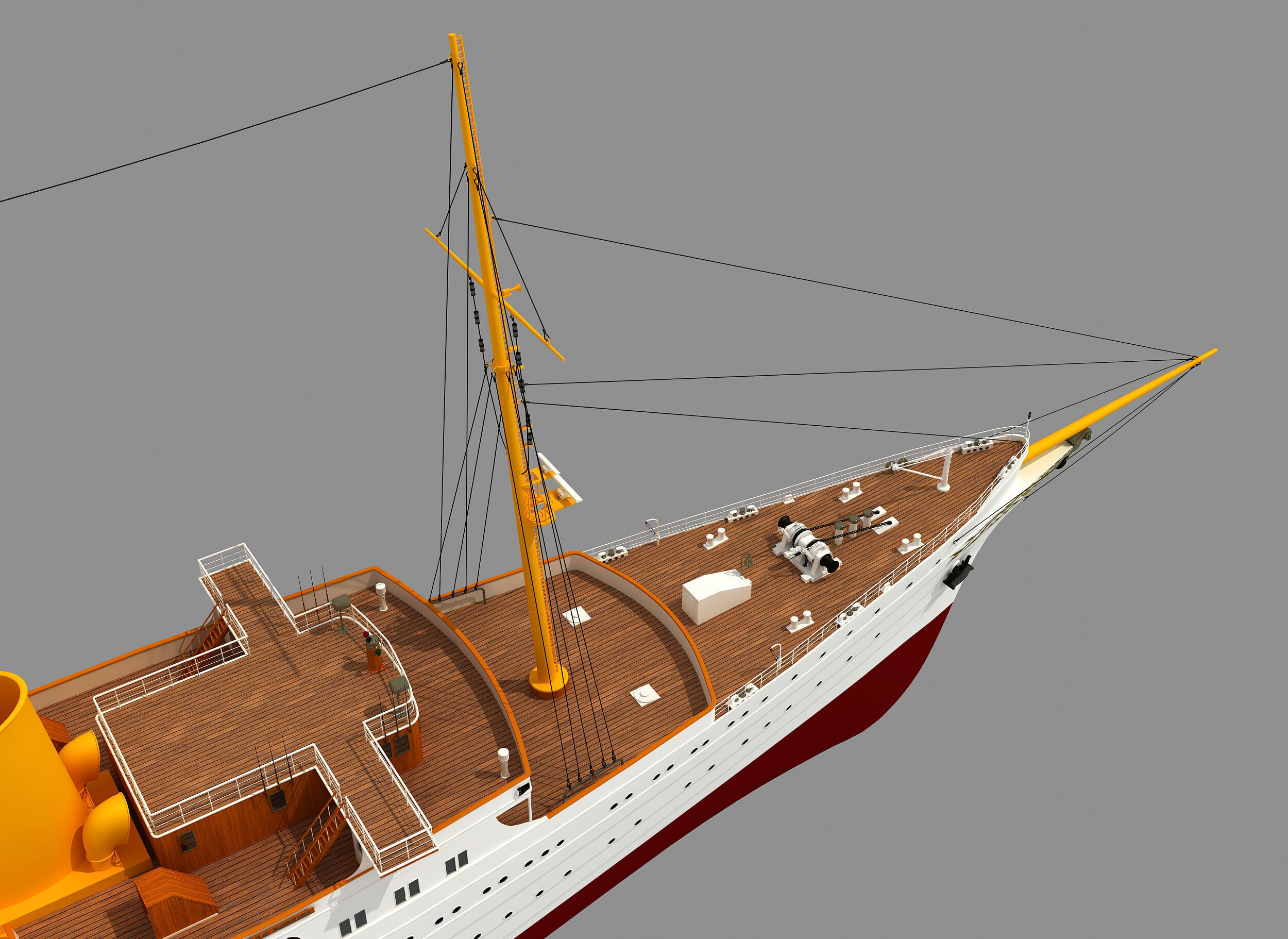 TCG SAVARONA  YACHT 3D model_23