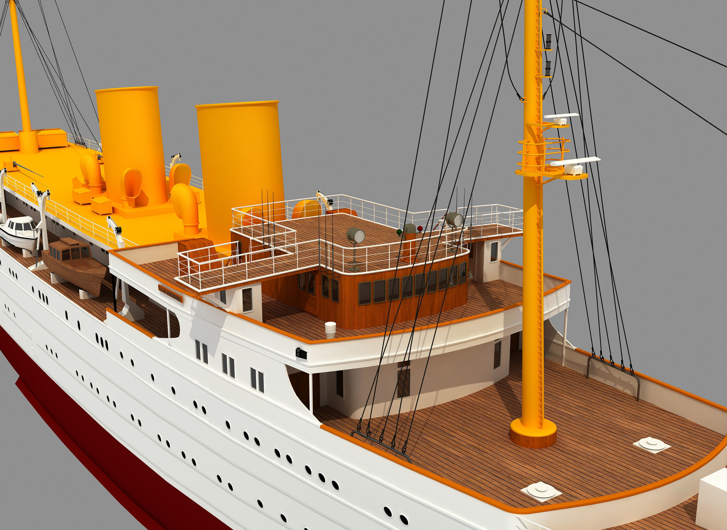 TCG SAVARONA  YACHT 3D model_5
