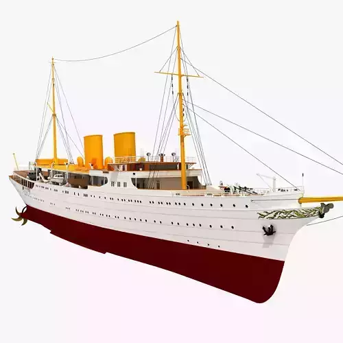 TCG SAVARONA  YACHT 3D model
