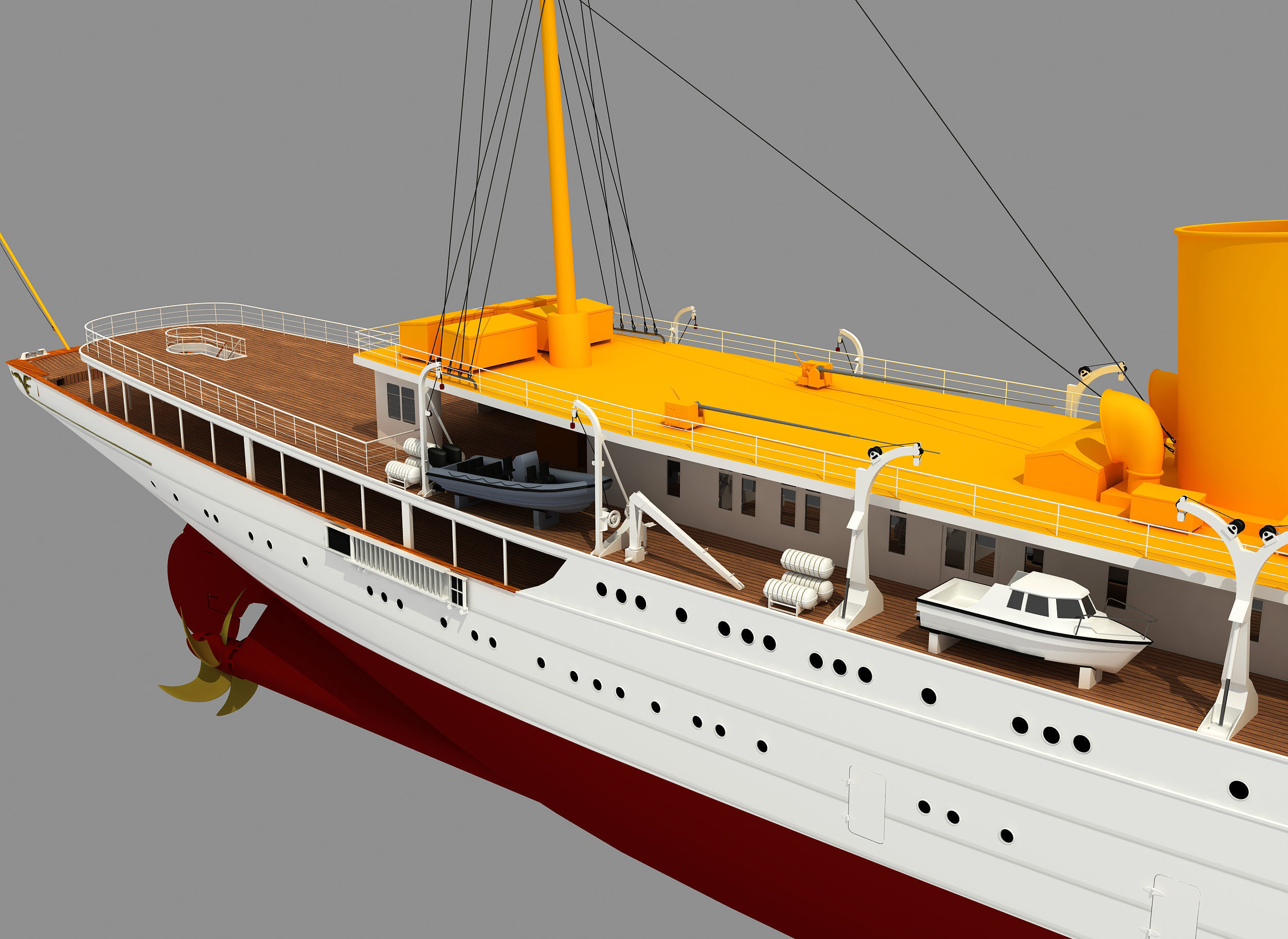 TCG SAVARONA  YACHT 3D model_6