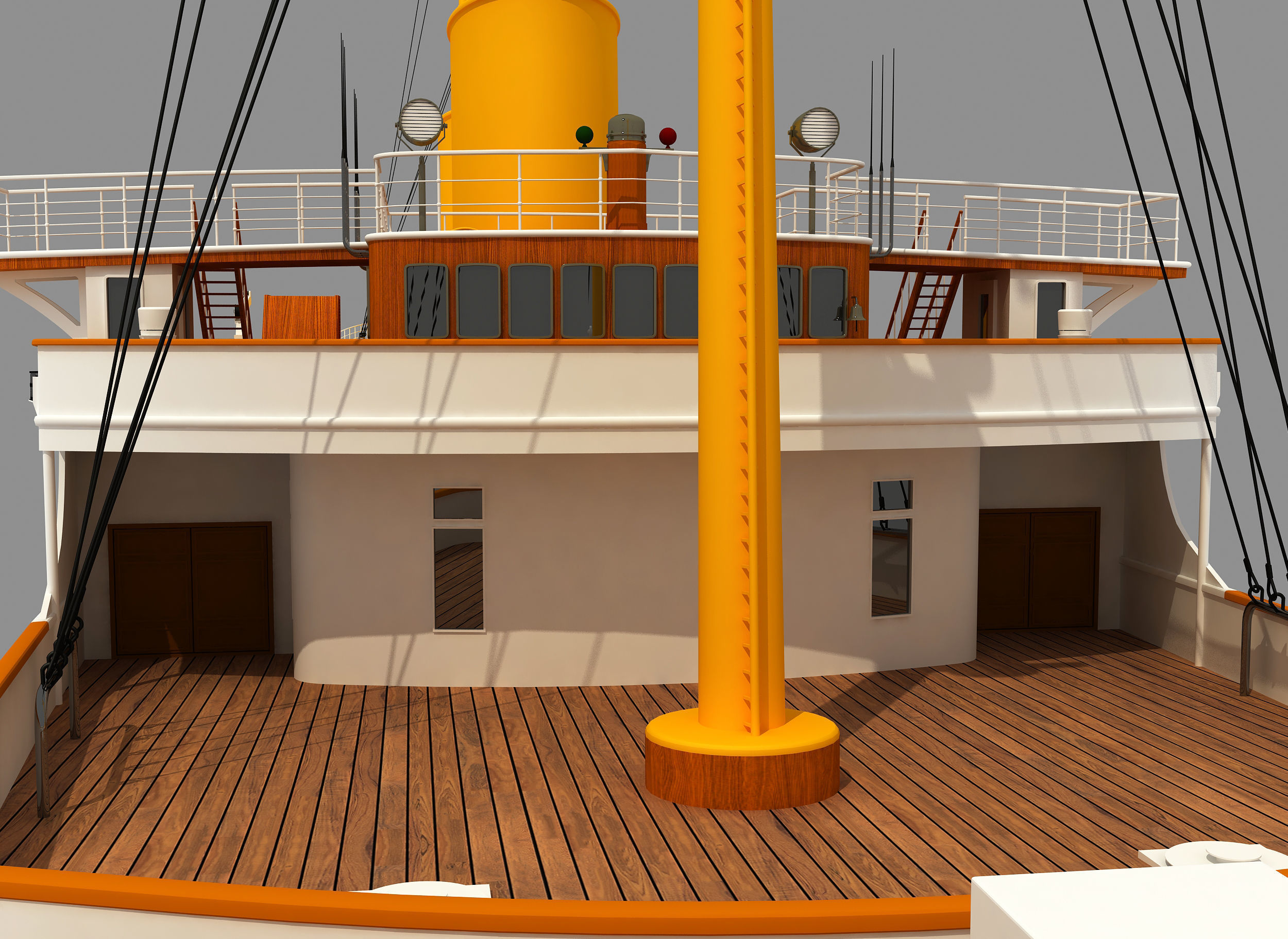 TCG SAVARONA  YACHT 3D model_20