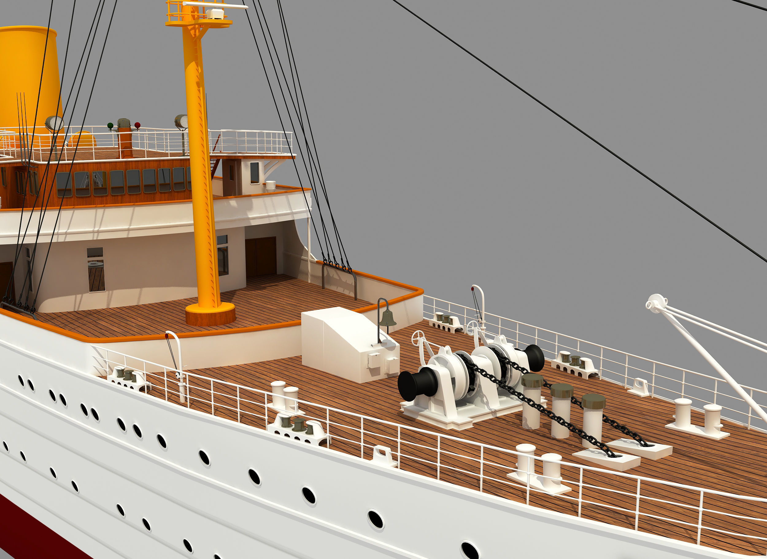 TCG SAVARONA  YACHT 3D model_4
