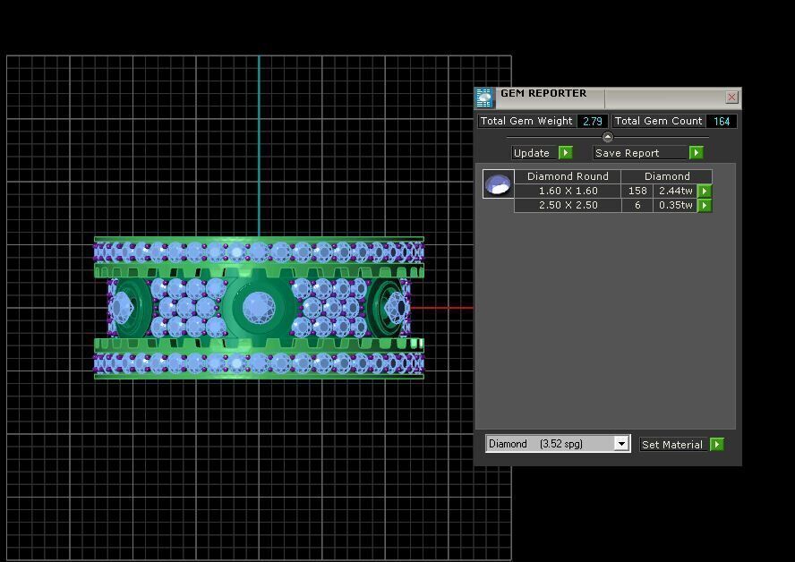 Diamond gear ring rotate mechanism design 3D print model_9