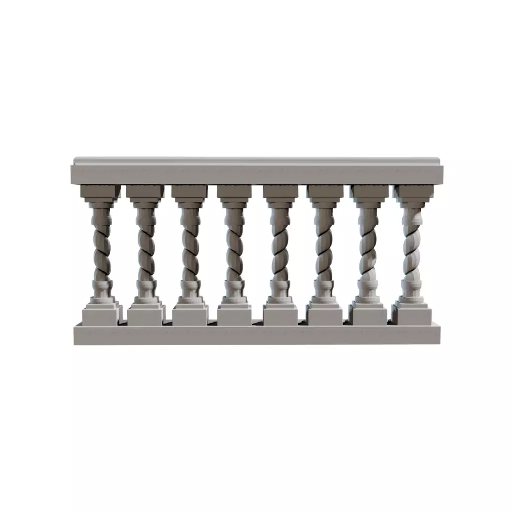 Concrete Baluster 3D print model_0