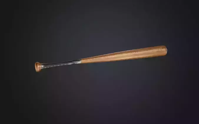 3D Baseball Bat Model 3D model
