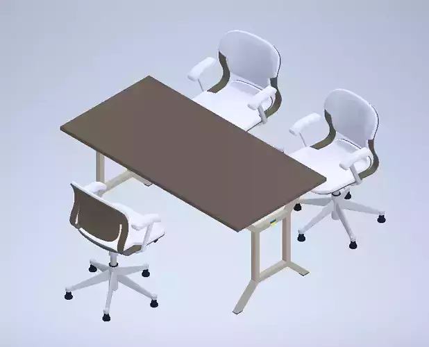 Equa office suite 3D model