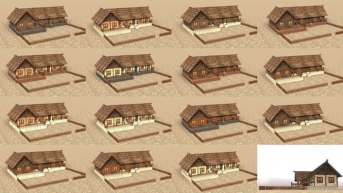 Complete Low Poly Medieval Village Asset Pack  Game Development 6