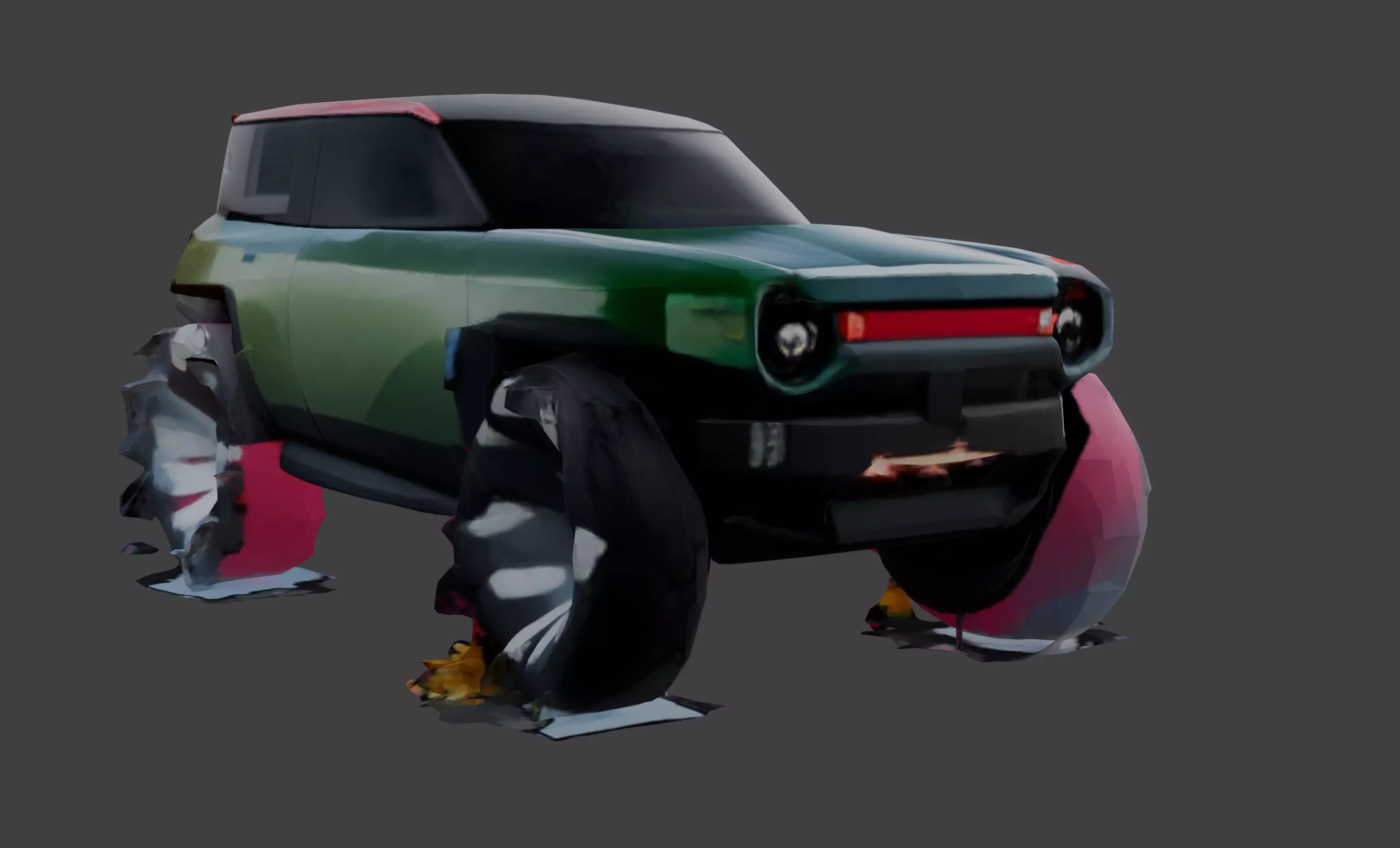 AI generated suv sketch model Free 3D model