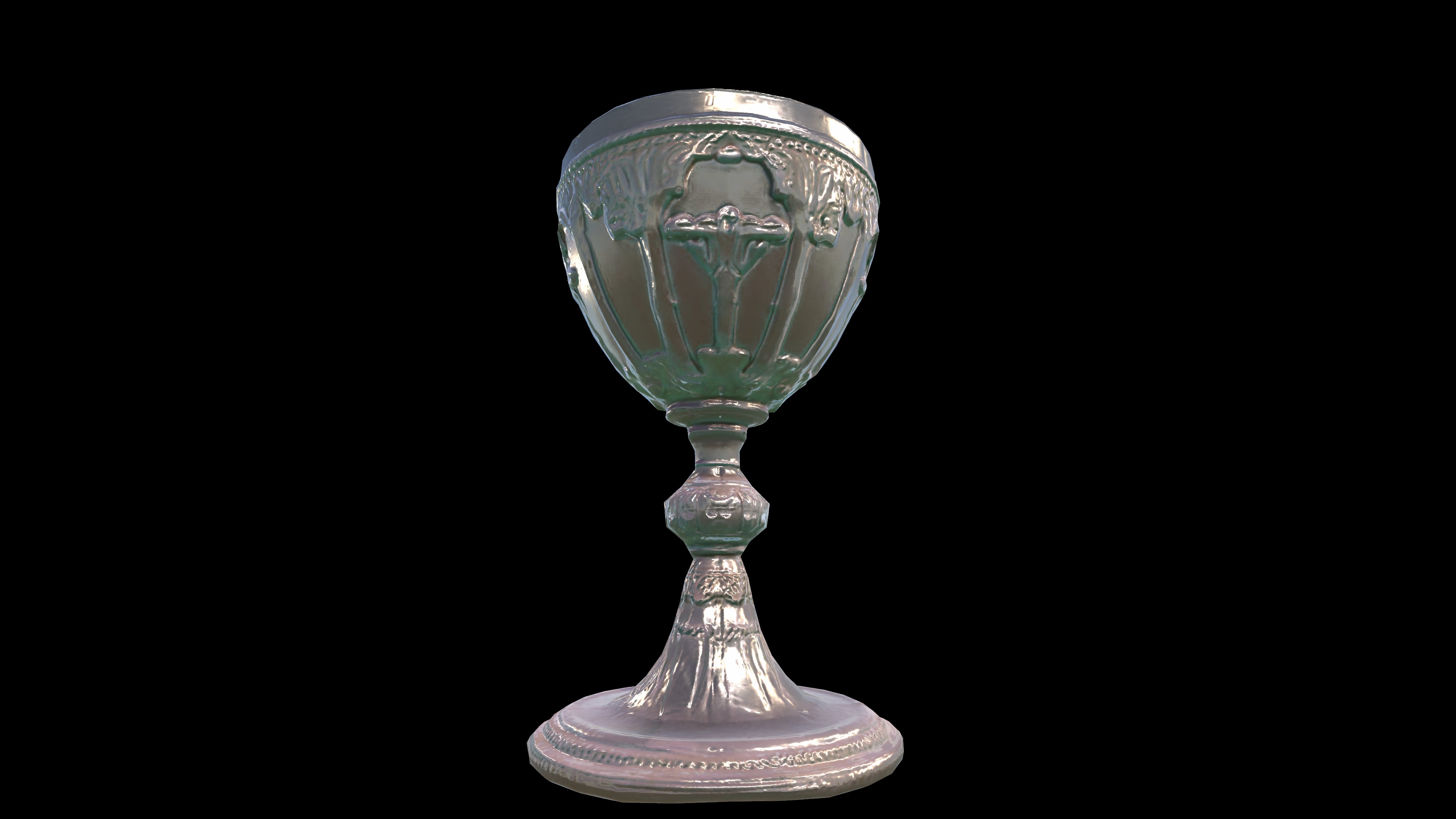 Chalice 1 Free low-poly 3D model_5