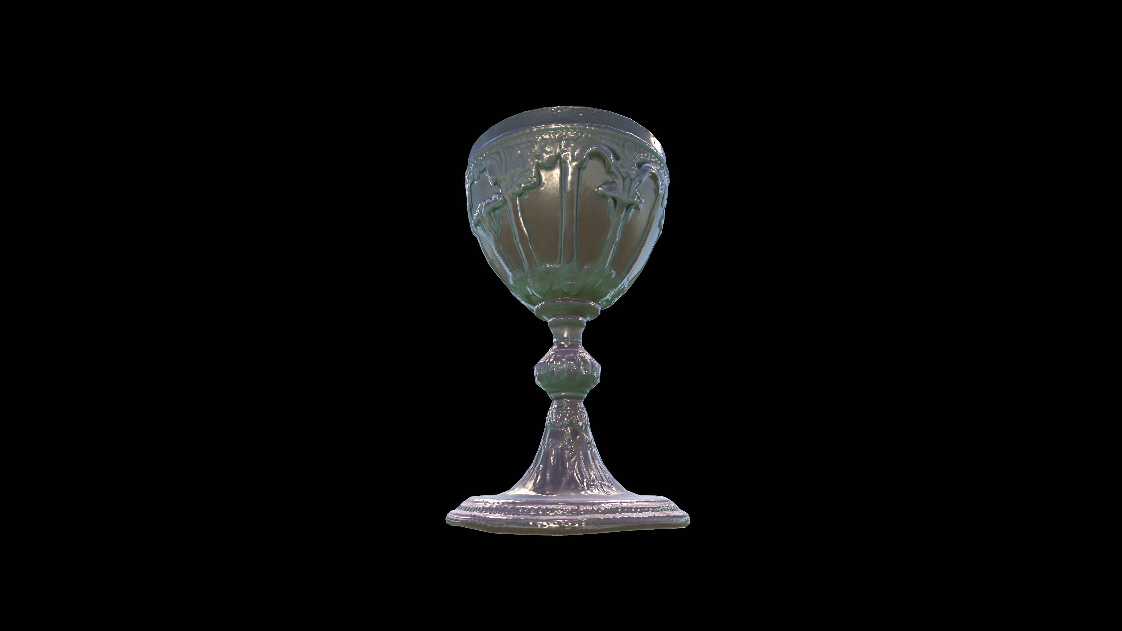 Chalice 1 Free low-poly 3D model_4