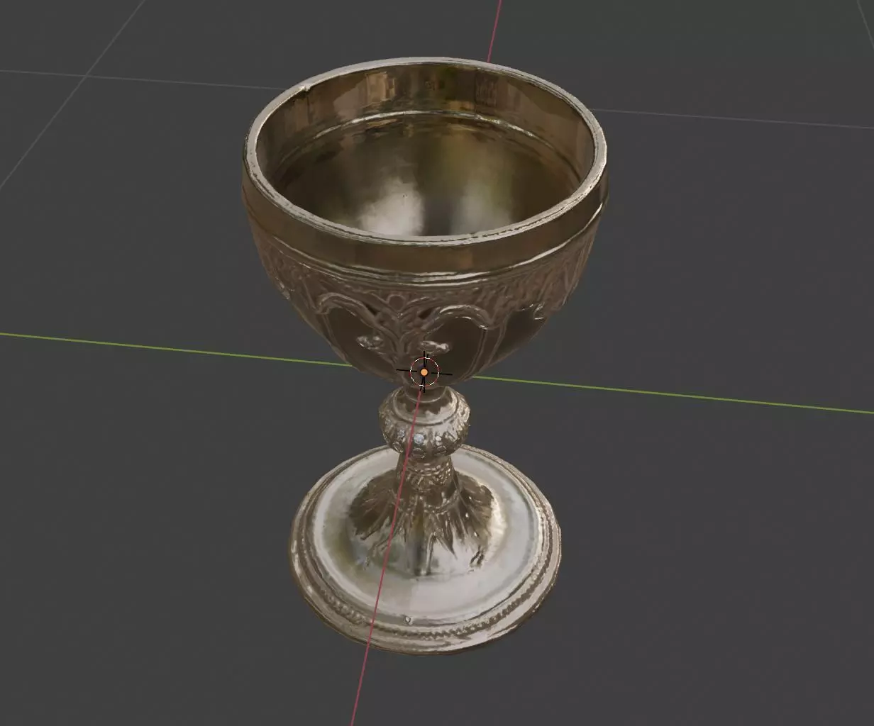 Chalice 1 Free low-poly 3D model_0