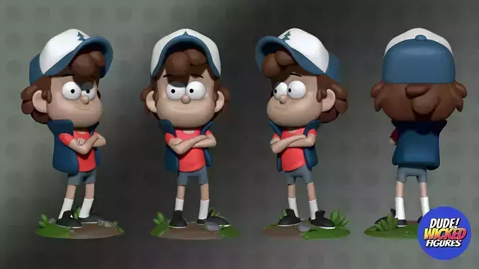 Dipper Gravity Falls custom fan art