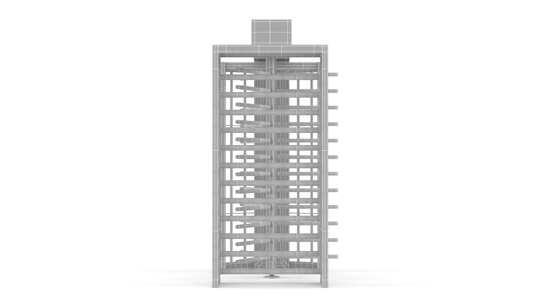 Turnstile Gate 3D model_7