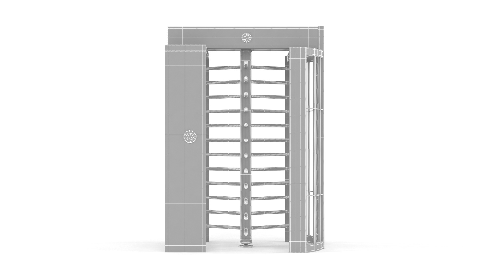 Turnstile Gate 3D model_9