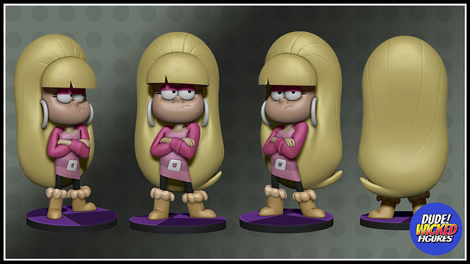 Pacifica Gravity Falls custom fan art  Free 3D print model