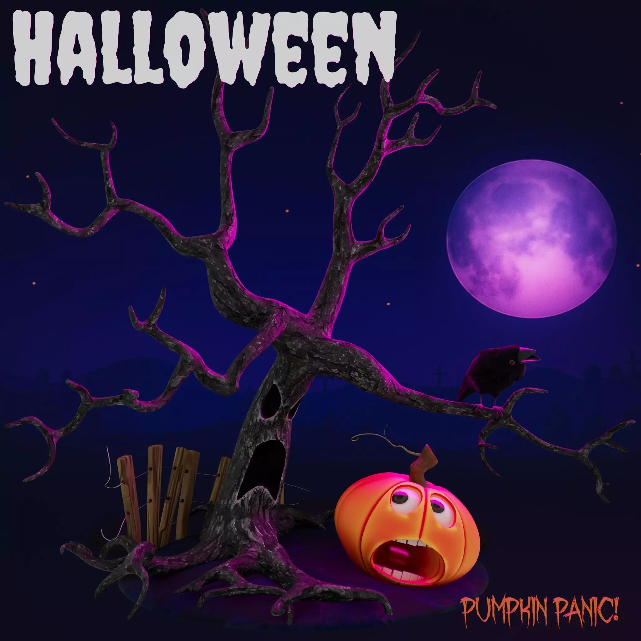 Pumpkin Panic 3D model_0