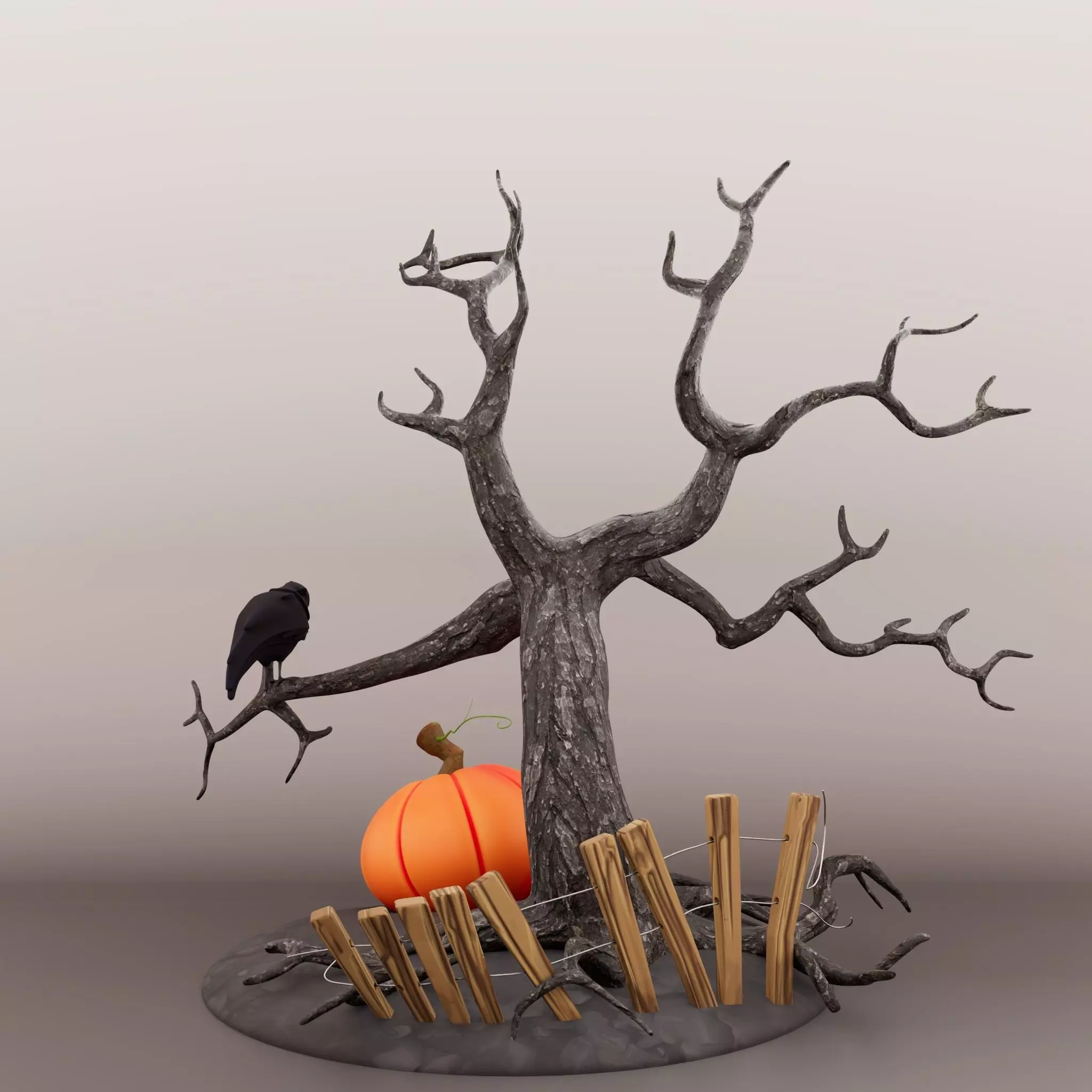 Pumpkin Panic 3D model_6