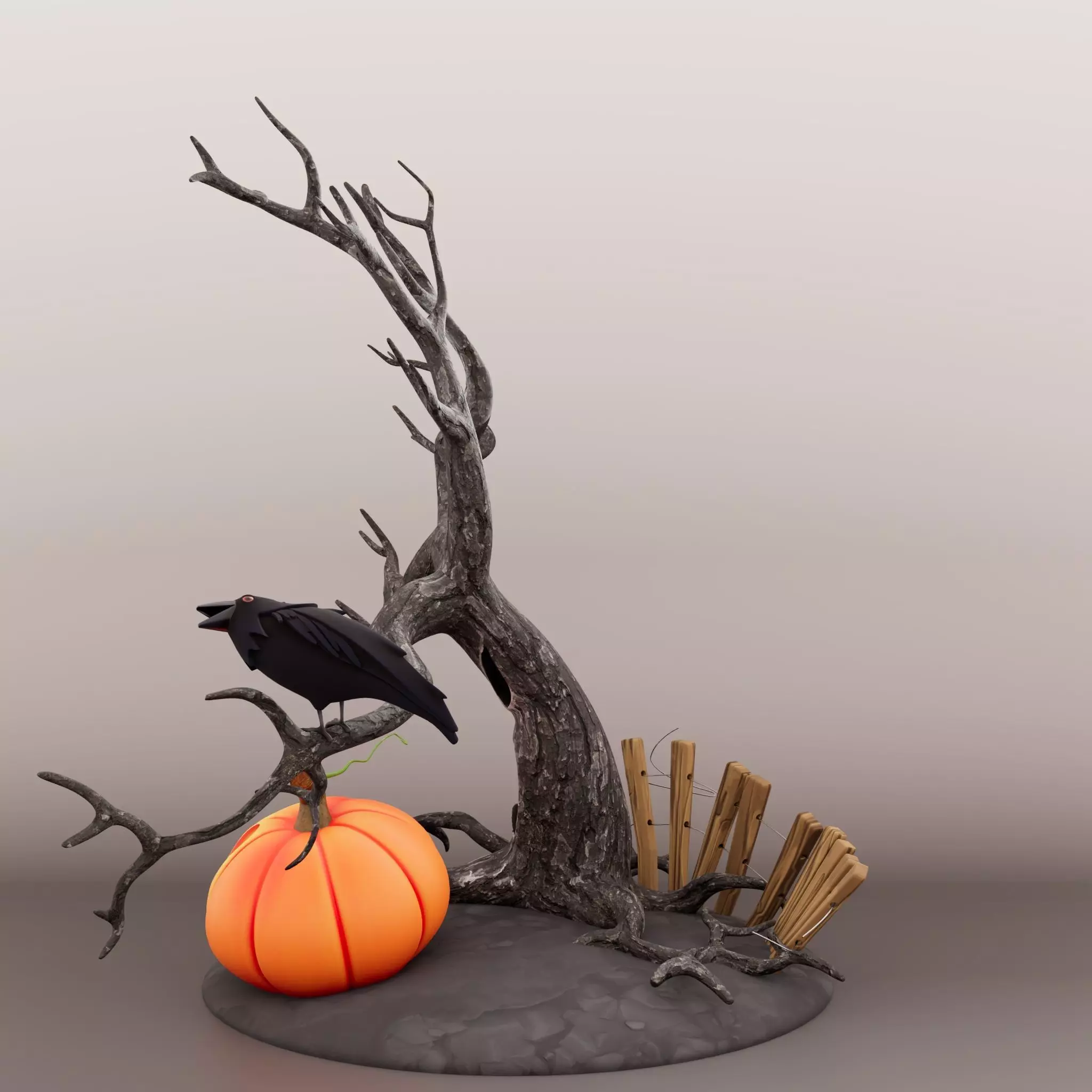 Pumpkin Panic 3D model_7
