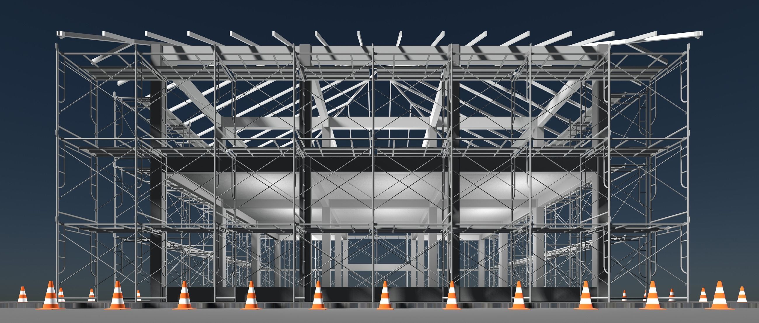 House under construction 25i02 3D model_4