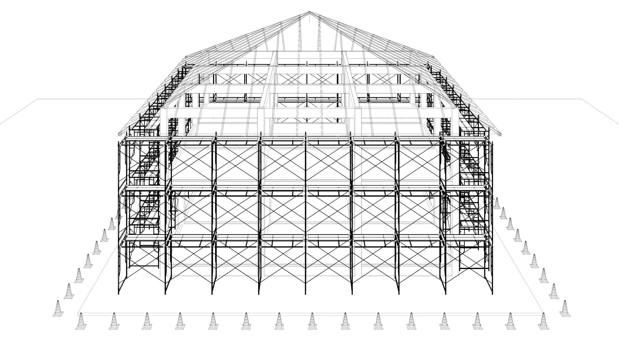 House under construction 25i02 3D model_8