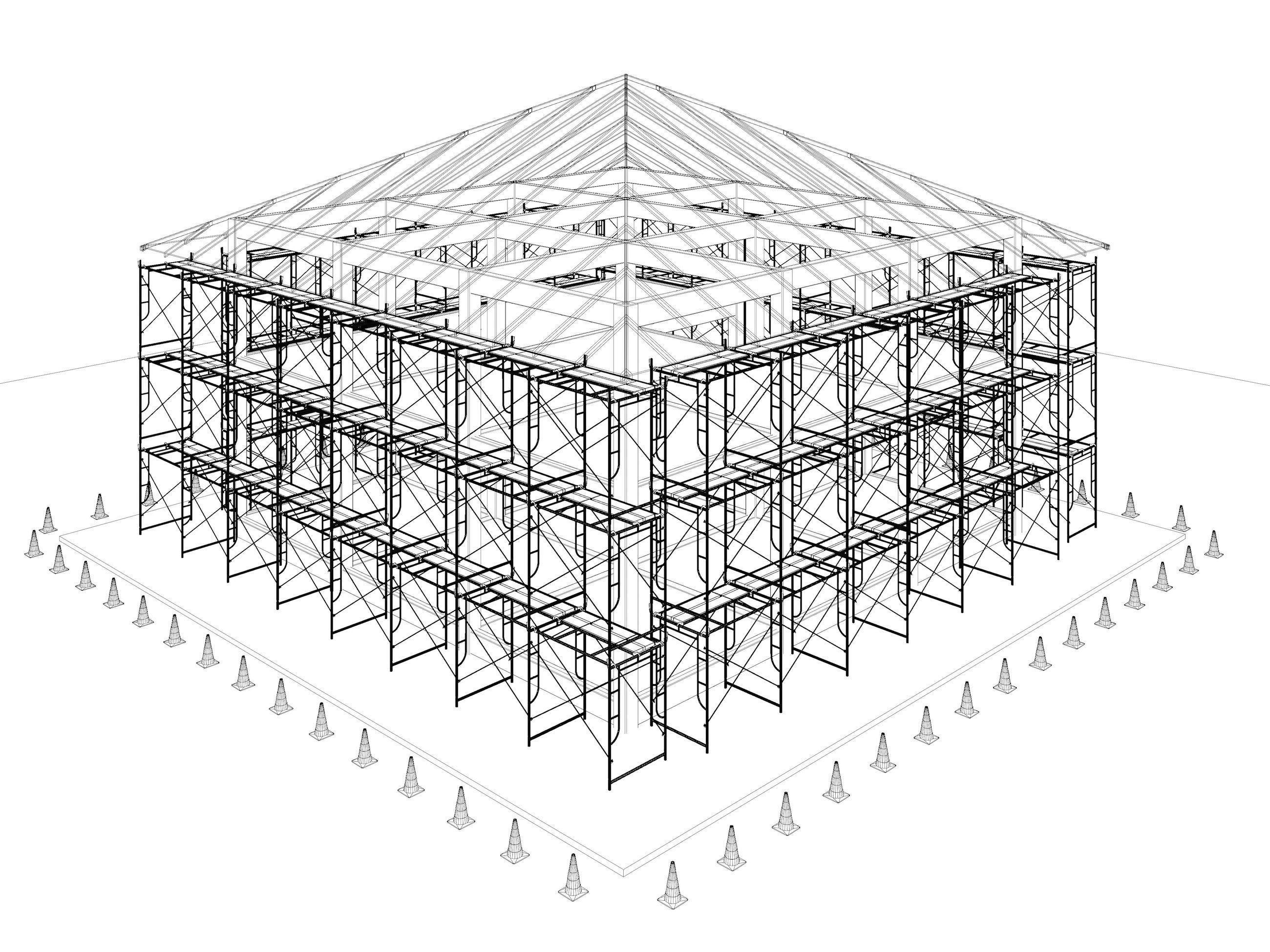 House under construction 25i02 3D model_10