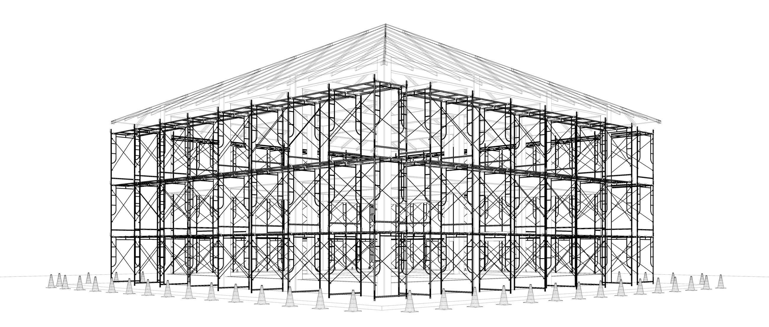 House under construction 25i02 3D model_7