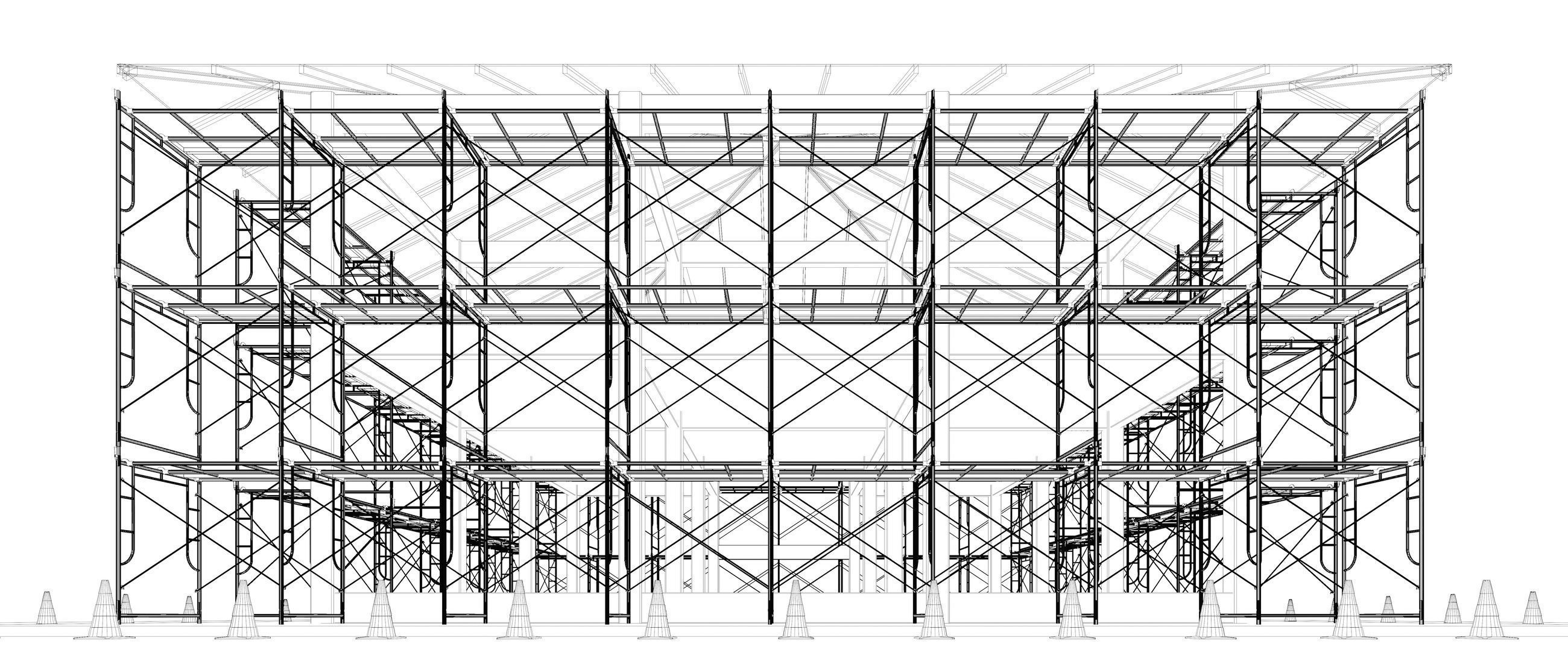 House under construction 25i02 3D model_9