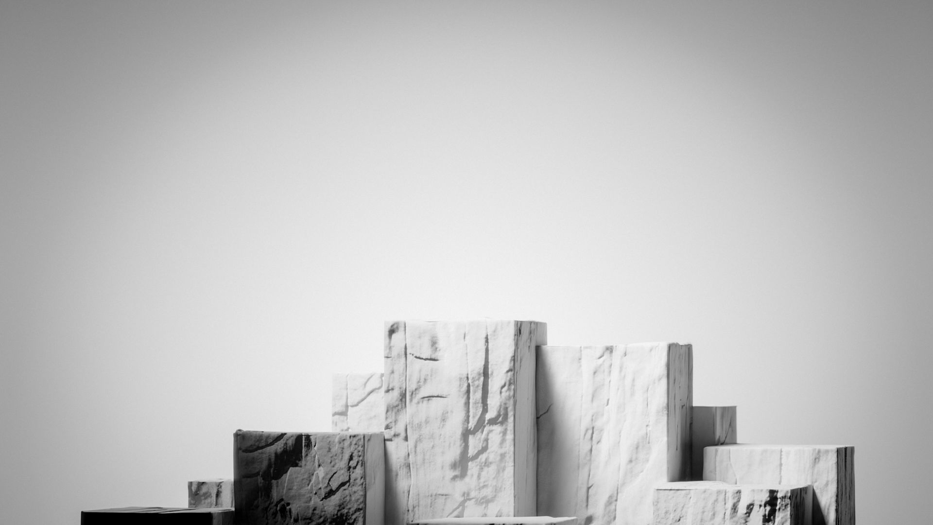 Dior Sauvage perfume sitting on the rock II 3D model_2