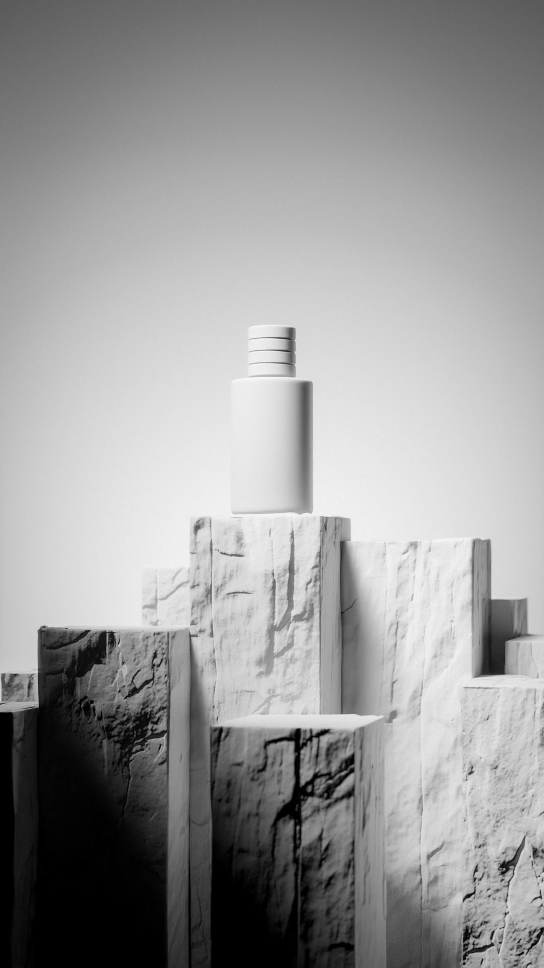 Dior Sauvage perfume sitting on the rock II 3D model_7
