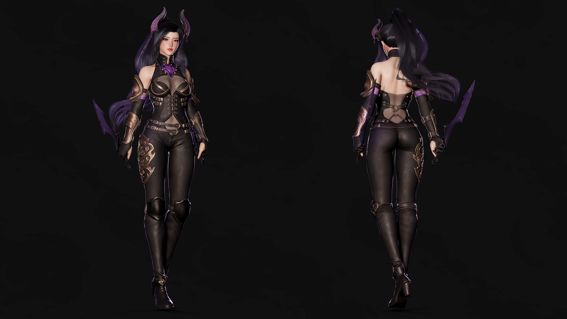 Dark-Fantasy Pack - Male and Female Characters 3D Model Collection_33
