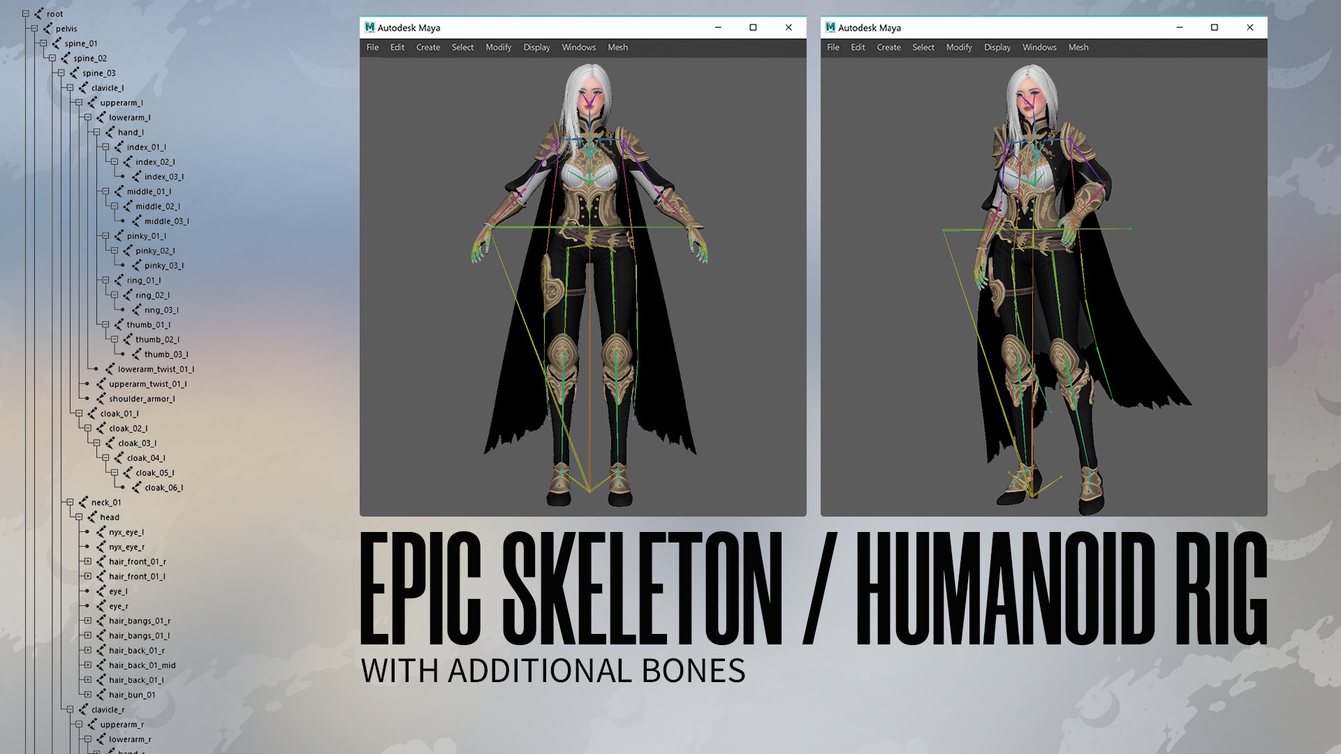 Dark-Fantasy Pack - Male and Female Characters 3D Model Collection_21