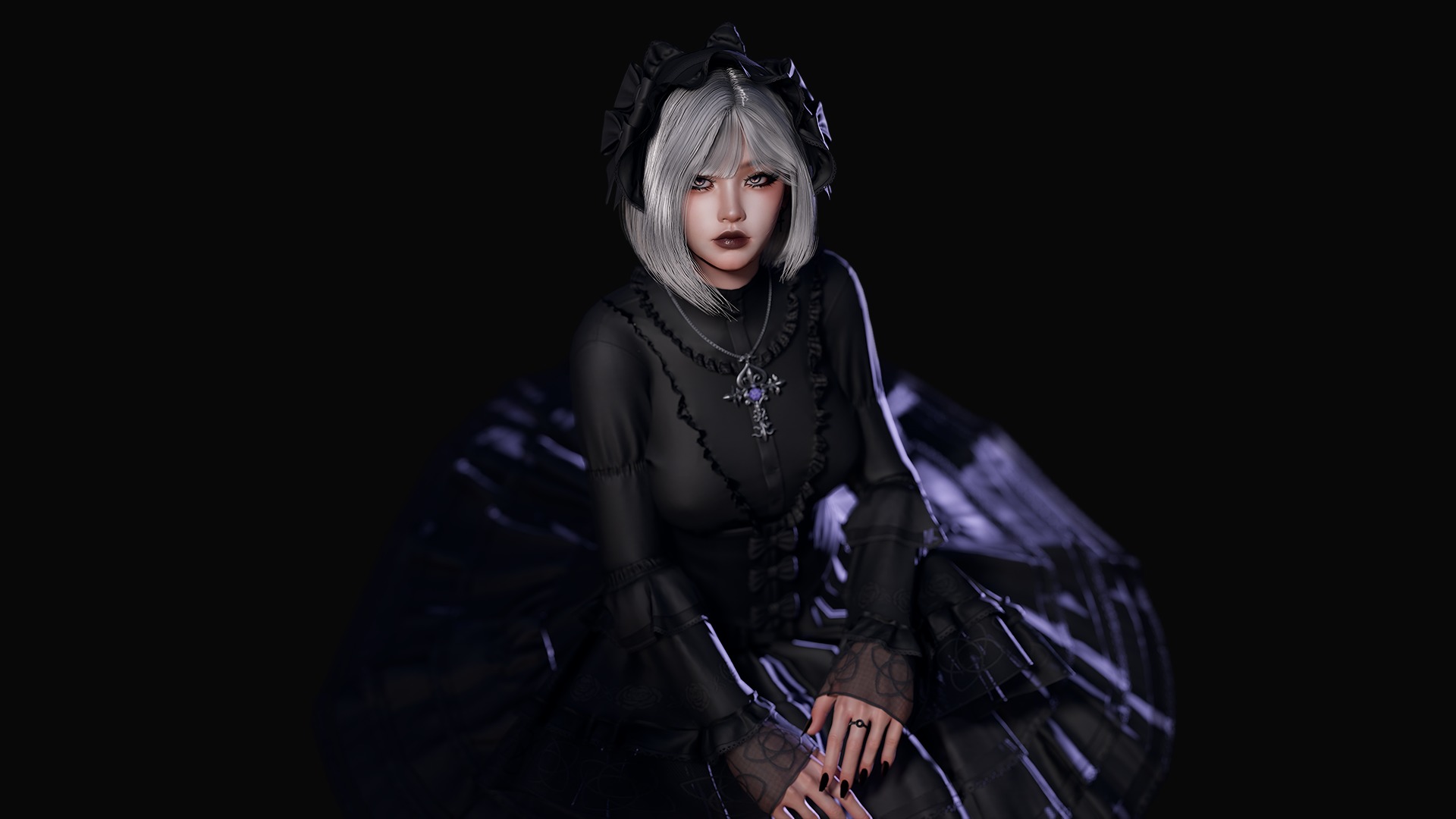 Dark-Fantasy Pack - Male and Female Characters 3D Model Collection_24