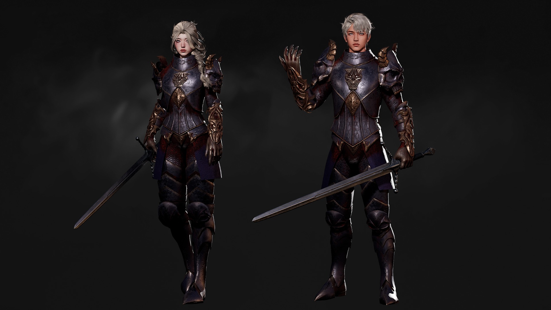 Dark-Fantasy Pack - Male and Female Characters 3D Model Collection_29