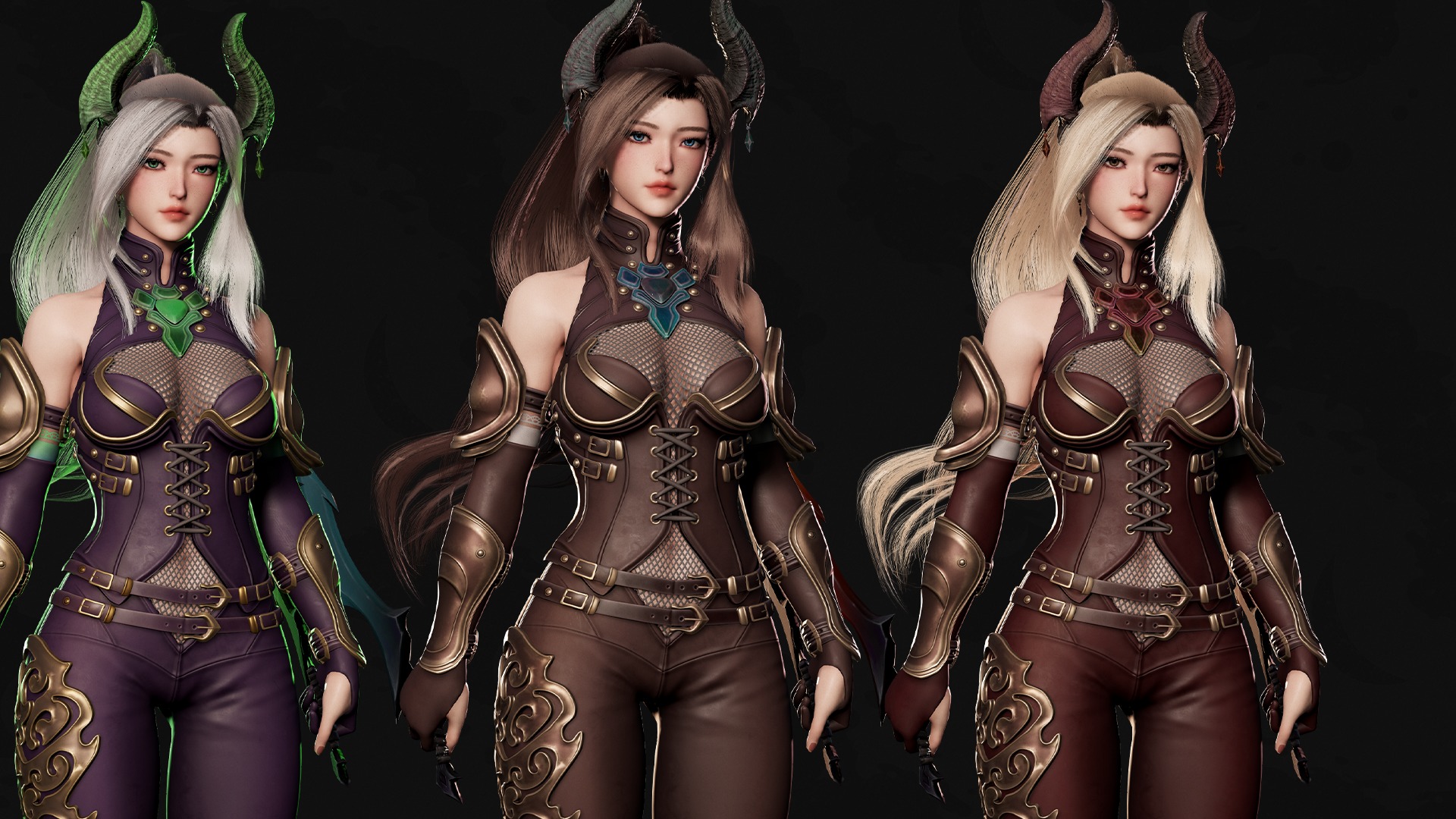 Dark-Fantasy Pack - Male and Female Characters 3D Model Collection_34