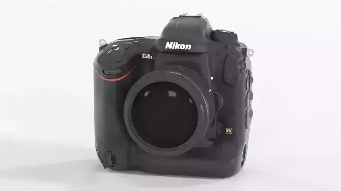 Nikon DSLR Camera Body D4S D4S Low-poly 3D model