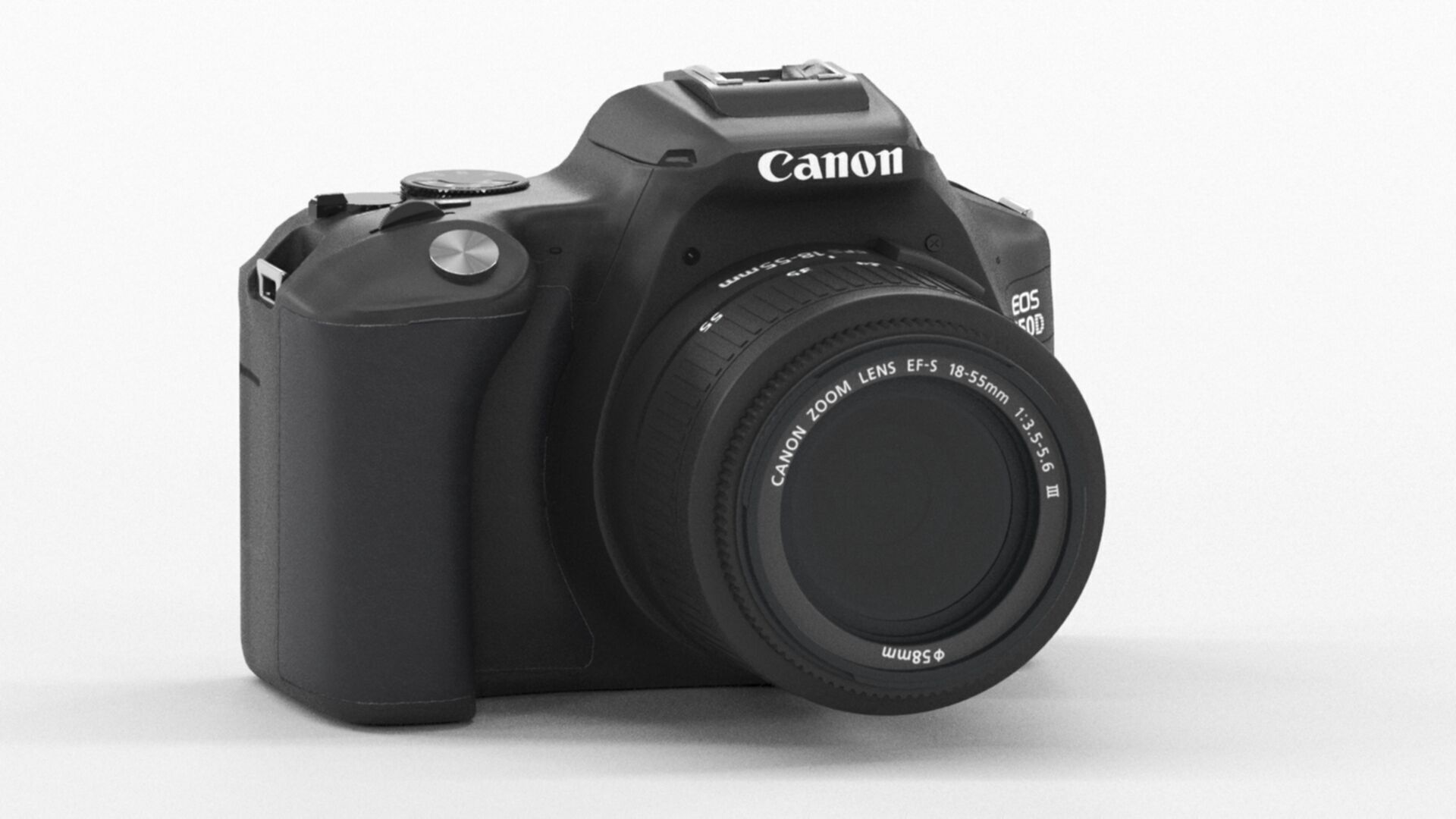 Canon EOS 250 D Digitale Low-poly 3D model_2