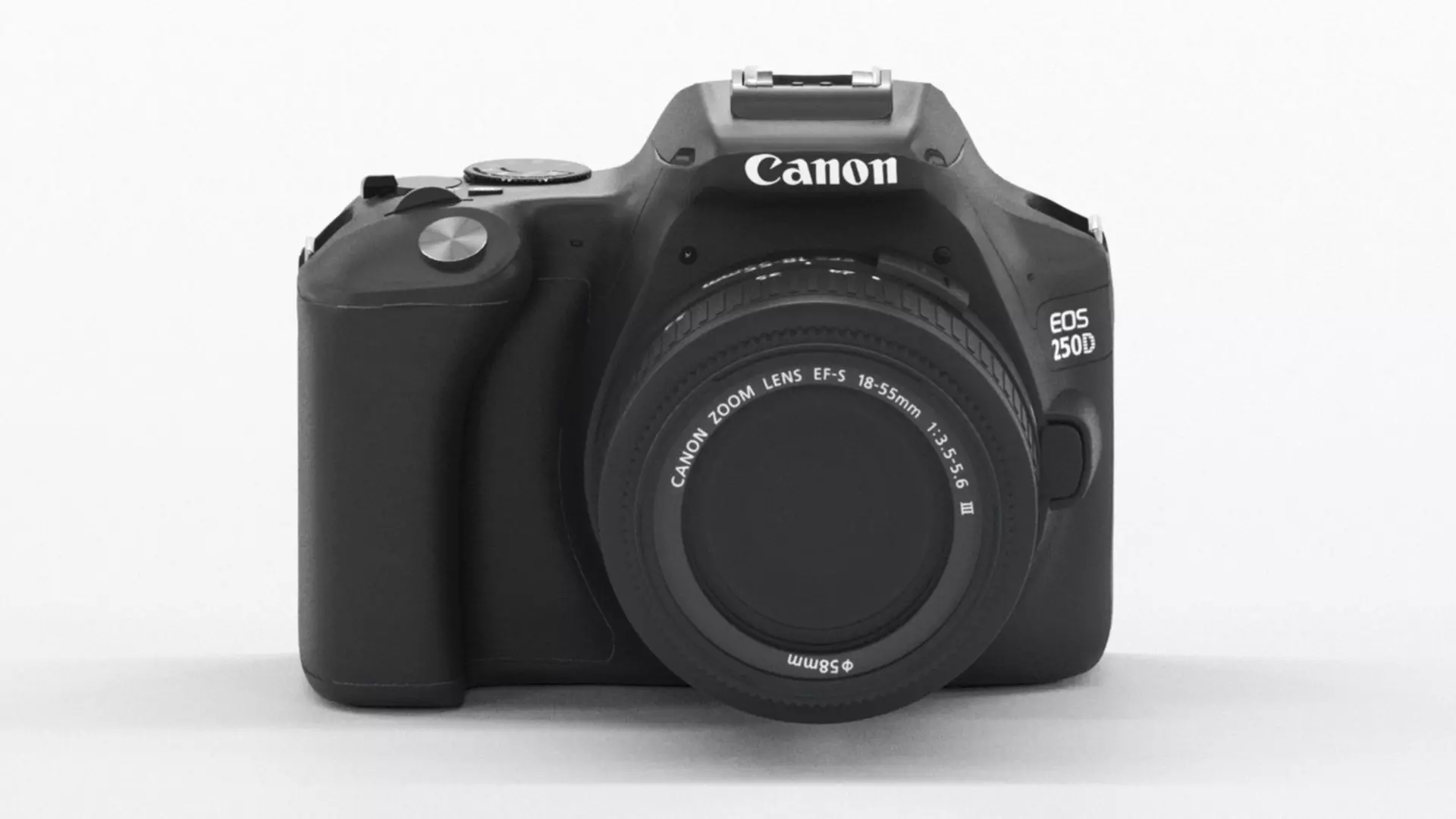 Canon EOS 250 D Digitale Low-poly 3D model_0