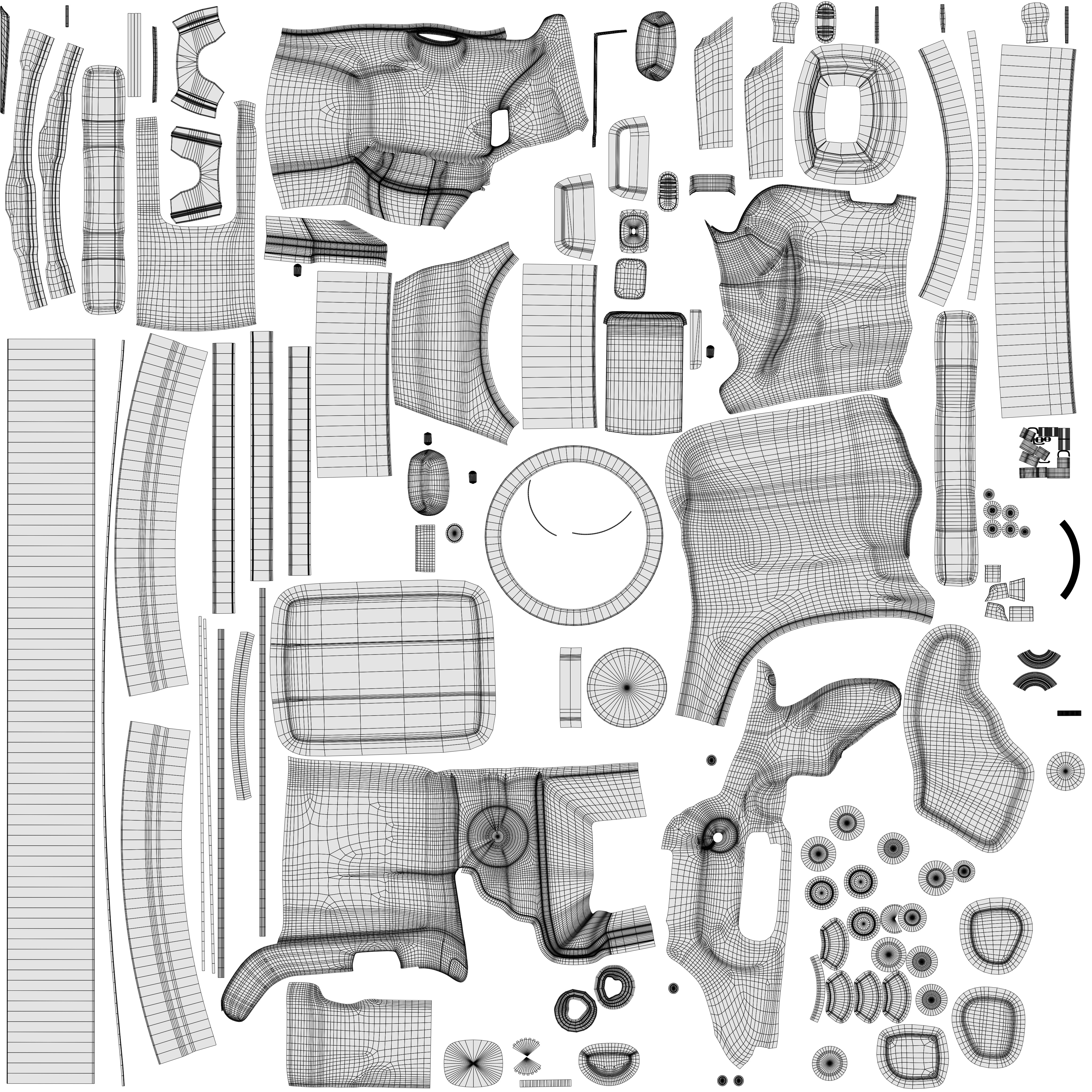 Canon EOS 800D DSLR with EF-S Low-poly 3D model_13
