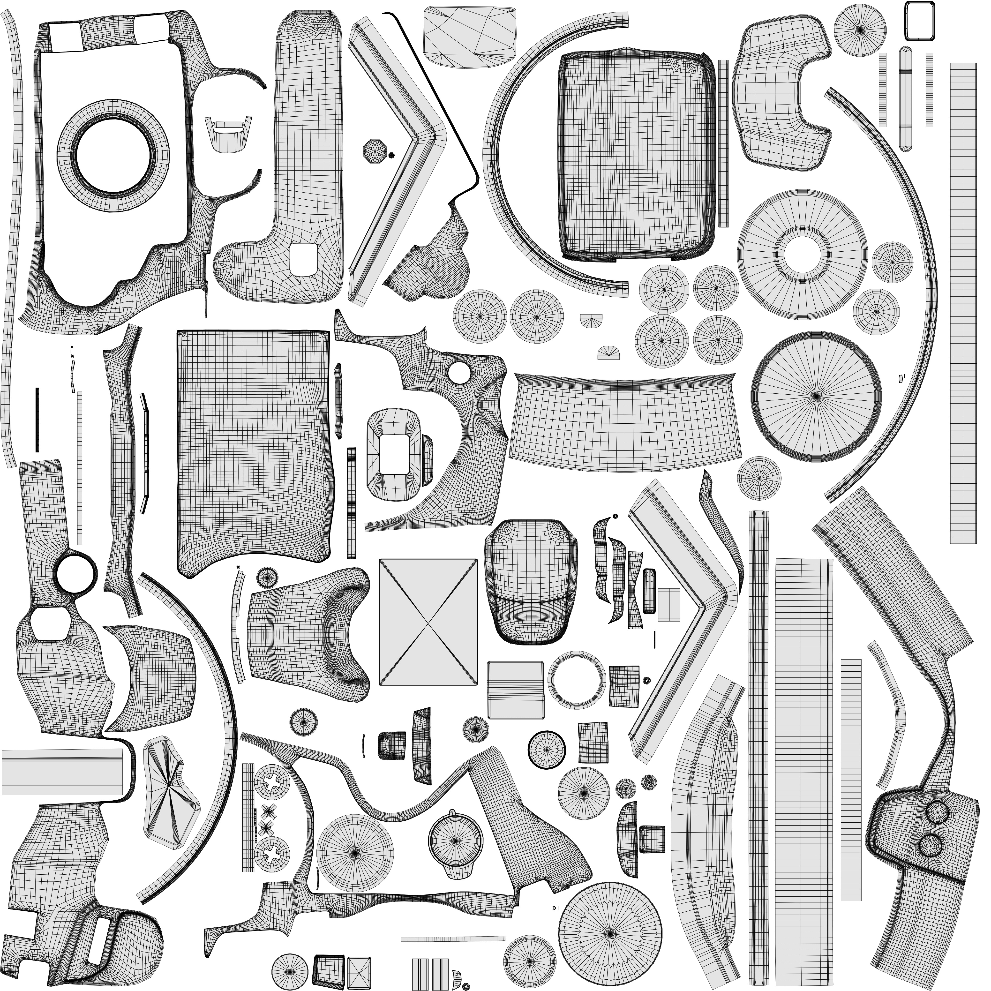 Canon Power Shot Sx70 Hs 4K Uhd Low-poly 3D model_13