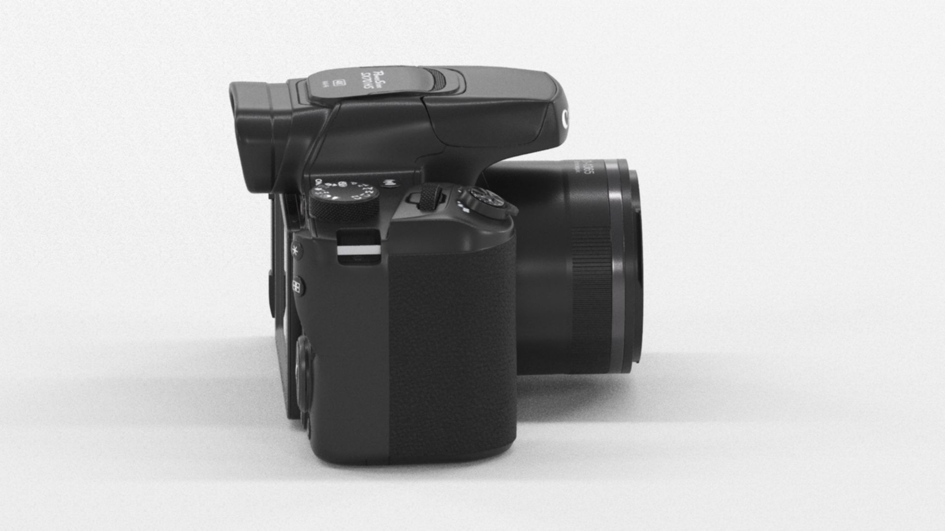 Canon Power Shot Sx70 Hs 4K Uhd Low-poly 3D model_4